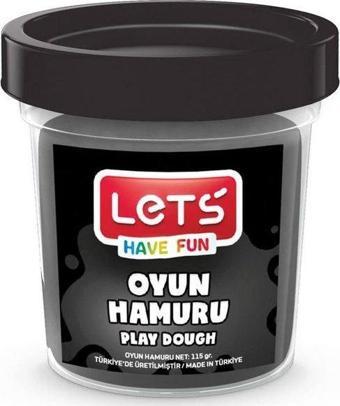 Lets Şeffaf Bardak Oyun Hamuru Siyah L8440-10