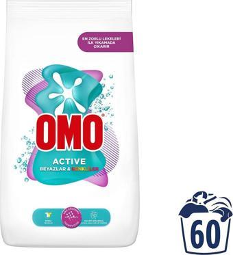 Omo Active Beyazlar & Renkliler Toz Deterjanı 9 Kg