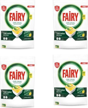 Fairy Hepsi 1 Arada 60'Lı Bulaşık Tableti X4 Adet