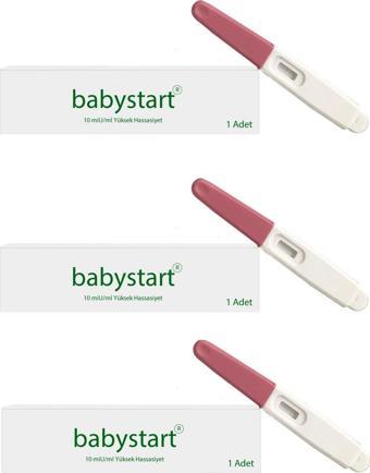 BABYSTART ECO Erken Gebelik/Hamilelik Testi - [ 3 Kutu = 3 Test ]