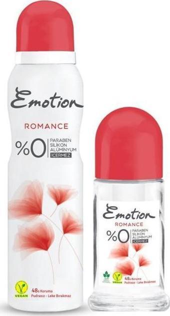 Emotion Romance Kadın Deodorant 150ml + Roll On 50ml