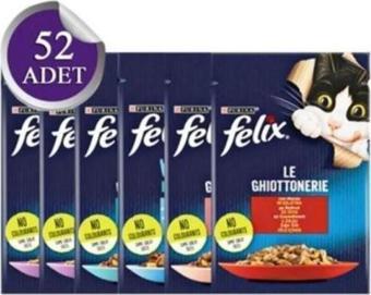 FELİX Karışık Yaş Kedi Maması 52 Adet