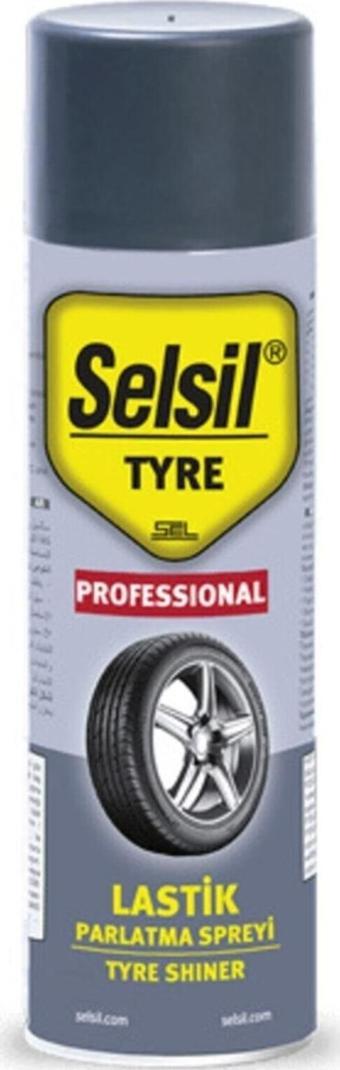 Selsil Lastik Parlatıcı Sprey 500 Ml