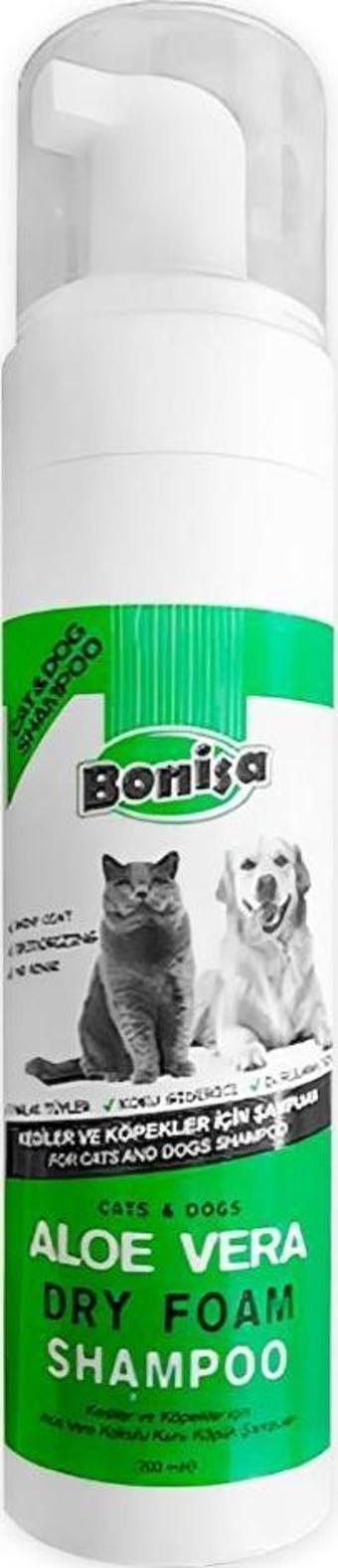 Bonisa Kedi ve Köpek Köpük Şampuan 200ml  Aloevera Kokulu