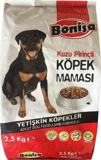 Bonisa Kuzu Etli Pirinçli Köpek Maması 2.5 Kg