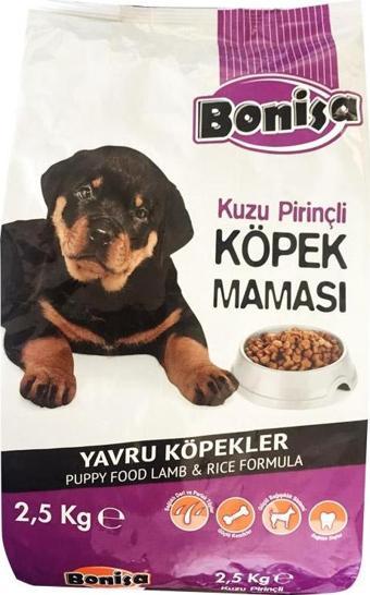 Bonisa Kuzu Etli Pirinçli Yavru Köpek Maması 2.5 Kg