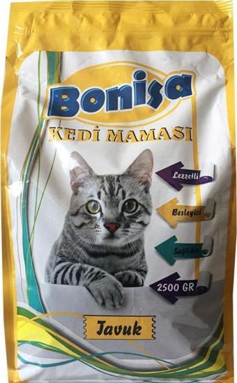 Bonisa Tavuklu Kedi Maması 2.5 Kg