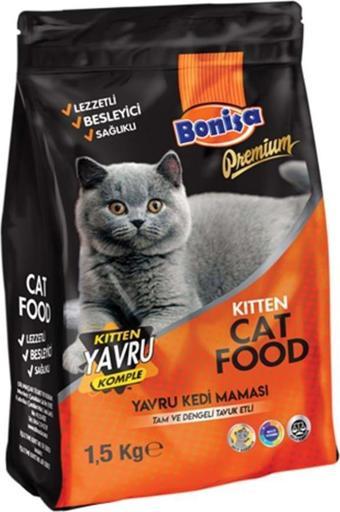 Bonisa Tavuklu Premium Yavru Kedi Maması 1.5 Kg