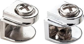 METAL CAM RAF TUTUCU DÜZ  NİKEL METAL VİDALI (5 ADET )