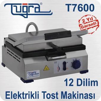 Tuğra J460 7600 12 Dilim Elektirkli Döküm Tost Makinesi