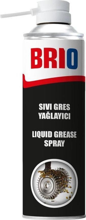 Brio Sıvı Gres Yağlayıcı Sprey 500 Ml Zincir Yağlayıcı Oto Bisiklet Motosiklet