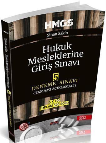 HMGS Hukuk Mesleklerine Giriş Sınavı 5 Deneme Sınavı - Savaş Yayınevi