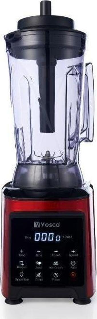 Vosco Dijital Bar Blender 4 Litre Kırmızı