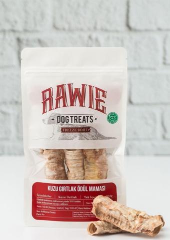 Rawie Freeze Dry Kuzu Gırtlak, Çiğnemelik Köpek Ödül Maması, %100 Doğal, Katkısız, Sağlıklı Atıştırmalık