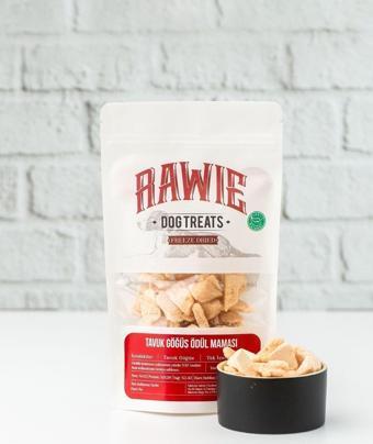 Rawie Freeze Dry Tavuk Göğüs Köpek Ödül Maması, %100 Doğal, Katkı Maddesiz, Sağlıklı Atıştırmalık