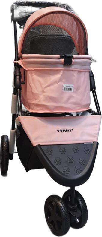 Tommy Evcil Hayvan Arabası 86x46x94,5cm Pembe Max 15 Kg