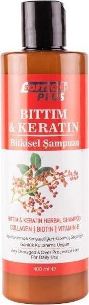 Softto Plus Bıttım-Keratin Bitkisel Şampuan 400 ml 