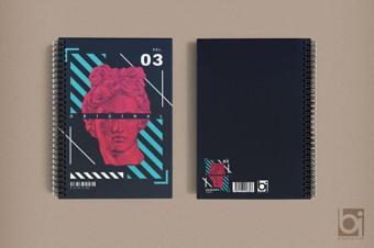 Orijinal Sanat A5 Çizgisiz Spiralli Defter Bigelio - Dersia Yayınları