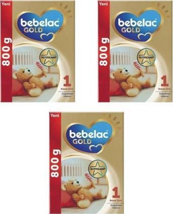 Bebelac Gold 1 Bebek Sütü 0-6 Ay 800 gr 3 Adet