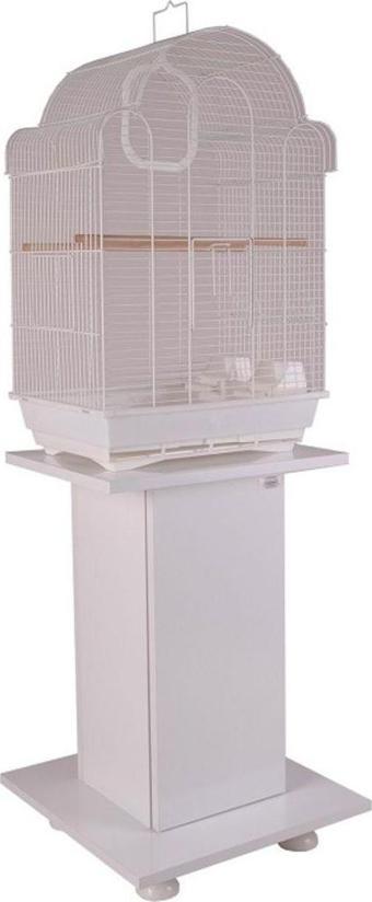 Kanki Pet A-700 Kardelen Boyalı Papağan Kafesi Ve Mobilya Stand