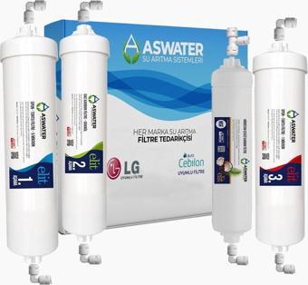 As Water Ihlas Aura Cebilon - Plus - Silver - Platinum - Uyumlu 4 Aşamalı Elıte Filtre Seti
