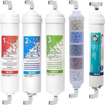 As Water Kapalı Kasa Su Arıtma Cihazı 5 'Li Inline Filtresi Seti Aşamalı ( Membransız Set )