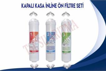 As Water Kapalı Kasa Su Arıtma Cihazı Filtresi Inline Filtre Seti