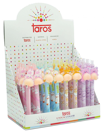 Taros Unick Color Versatil Kalem (Mekanik Kurşun Kalem) Cute Pink Klipsli 6769 (36 Lı Paket)