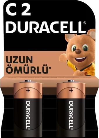 Duracell Alkalin C 2'li Pil