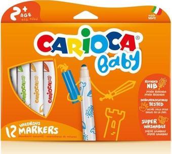 Carioca Süper Baby Süper Yikanabilir Keçeli Boya Kalemi 12Li 42814