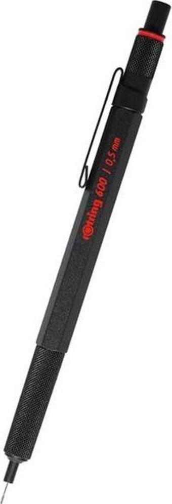 Rotring 600 Siyah 0.5 mm Tekli Kutu Versatil Kalem