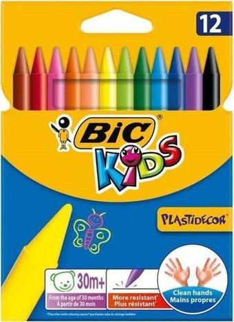 Bic 12' li Kutu Silinebilir Pastel Boya