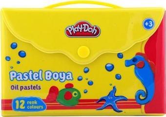 Play-Doh 12 Renk Pastel Boya Çantalı