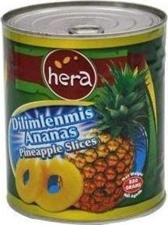 HERA DİLİMLENMİŞ ANANAS KONSERVE 820 GR