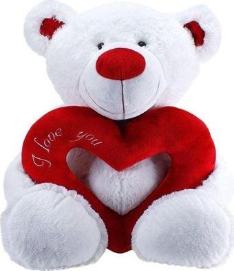 Moco Ayı Neco Plush Delikli 65 cm Kalpli Peluş