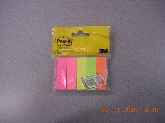 Post-It  Not Sayfa Isareti  5 Renk X 100 Yaprak 15Mmx50Mm 670/5