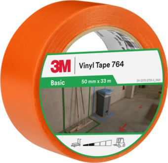 3M 764I Turuncu Genel Amaçlı Vinil Bant 50 mm x 33 mt