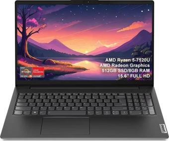 LENOVO V15 G4E1 82YU0124TX RYZEN 5 7520U 8GB 512GB SSD 15.6" FHD FREEDOS