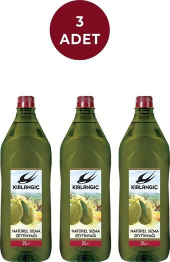 KIRLANGIÇ NATUREL SIZMA ZEYTİNYAĞI 2 LT * 3