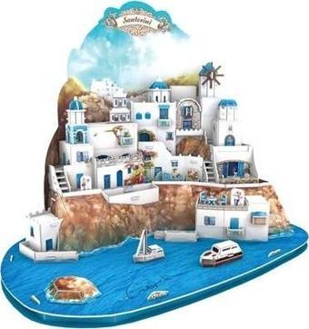 CubicFun 3D Puzzle Santorini Adası Yunanistan Mc195H