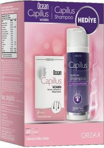 Ocean Capillus Woman 60 Tablet + Capillus Şampuan 200 ml Hediyeli 8697595873953