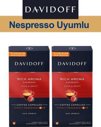 Nespresso Uyumlu Kapsül Kahve Rich Espresso 2 x 10 adet