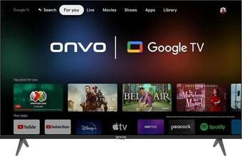 Onvo 65OVF9000 4K Ultra HD 65" 165 Ekran Uydu Alıcılı Google Smart QLED TV