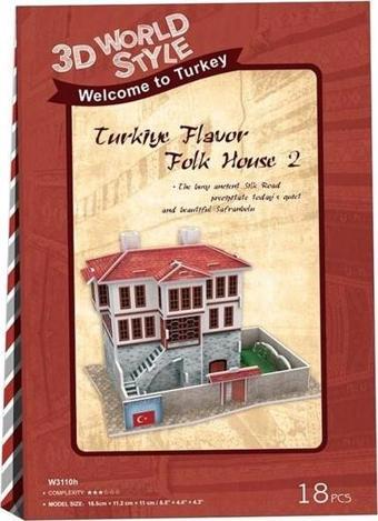 CubicFun 3D Puzzle Türk Halk Evi 2 W3110H