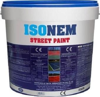 İsonem Street Paint Asfalt Ve Beton Zemin Boyası 18 Kg Beyaz