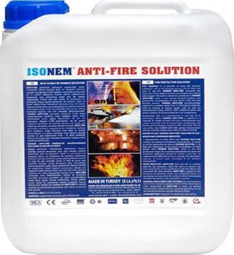 İsonem Anti Fire Alev Almaz Yanmaz Solüsyon 5 Lt