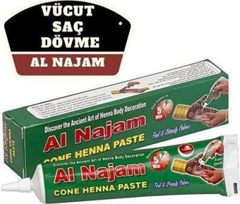 Findit Al Najam Siyah Vücut Saç Dövme Hint Kınası