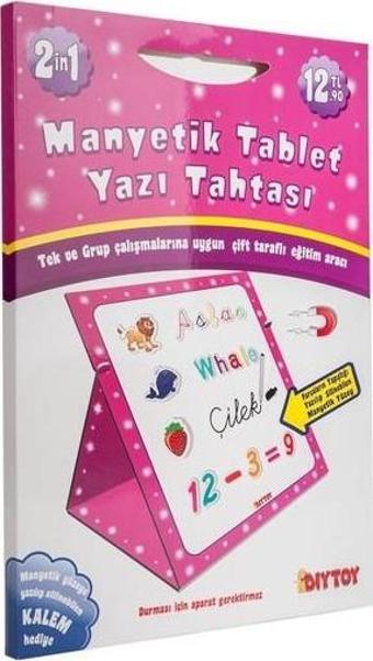 DiyToy Manyetik Yazı Tahtası Pembe