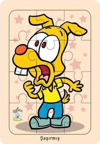 Aybino 12 Parça Şaşırmış Duygu Puzzle 