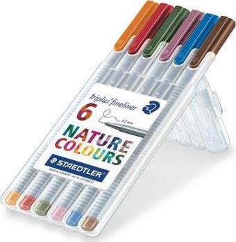 Staedtler 334 Sb6Cs1 Triplus Fineliner Pastel Renkler 6'Li